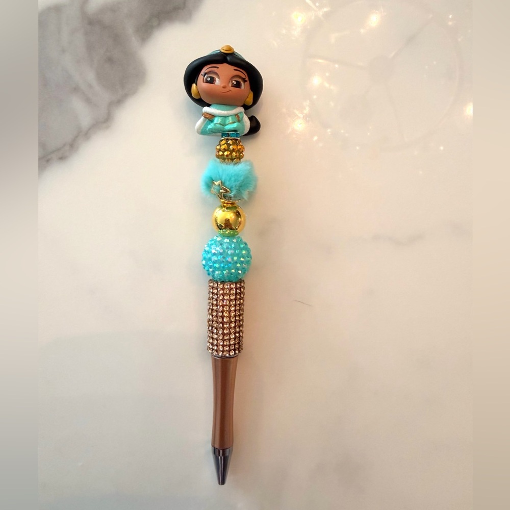 NWT Disney Doorables beaded pen Jasmine